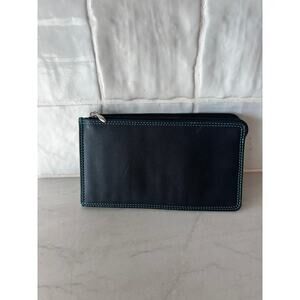 Belarno Rainbow Leather Wallet Zip Around Travel Organizer Colorful Card Holder